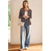 image:imageArachampCloz Womens Wool Blend Lightweight Spring Business Casual Cardigan Sweaters TopsCoffee