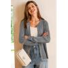 image:imageArachampCloz Womens Wool Blend Lightweight Spring Business Casual Cardigan Sweaters TopsDark Gray