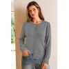 image:imageArachampCloz Womens Wool Blend Lightweight Spring Business Casual Cardigan Sweaters TopsDark Gray
