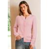 image:imageArachampCloz Womens Wool Blend Lightweight Spring Business Casual Cardigan Sweaters TopsLight Pink