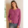 image:imageArachampCloz Womens Wool Blend Lightweight Spring Business Casual Cardigan Sweaters TopsRose Red