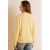 image:imageArachampCloz Womens Wool Blend Lightweight Spring Business Casual Cardigan Sweaters TopsYellow