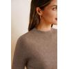 image:imageArachampCloz Womens Wool Blend Spring Seamless Rip Resistant Tops Opaque Business Casual ShirtsCoffee