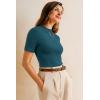 image:imageArachampCloz Womens Wool Blend Spring Seamless Rip Resistant Tops Opaque Business Casual ShirtsDark Blue