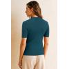 image:imageArachampCloz Womens Wool Blend Spring Seamless Rip Resistant Tops Opaque Business Casual ShirtsDark Blue