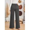 image:imageArachampCloz Womens 2025 Spring Sweater Pants Wide Leg Elastic High Waist Cute Casual Flowy Lounge Winter Knit Trousers PocketsDark Grey