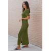 image:imageArachampCloz Womens Wool Blend Lightweight Spring Casual T Shirts Maxi Dress 2026Olive Green