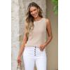image:imageArachampCloz Womens Wool Blend Sweaters Non See Through AllSeason Business Casual Tank 2026Apricot