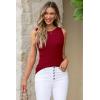 image:imageArachampCloz Womens Wool Blend Sweaters Non See Through AllSeason Business Casual Tank 2026Cburgundy Red