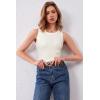 image:imageArachampCloz Womens Wool Blend Sweaters Non See Through AllSeason Business Casual Tank 2026Coffwhite