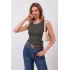 image:imageArachampCloz Womens Wool Blend Sweaters Non See Through AllSeason Business Casual Tank 2026Dark Rifle Green
