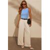 image:imageArachampCloz Womens Wool Blend Sweaters Non See Through AllSeason Business Casual Tank 2026Light Blue