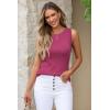 image:imageArachampCloz Womens Wool Blend Sweaters Non See Through AllSeason Business Casual Tank 2026Rose Red