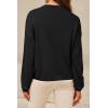 image:imageArachampCloz Womens 100 Cotton Sweaters Spring Summer Casual Relaxed Fit Cozy Sweatshirt Tops 2026Black