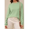 image:imageArachampCloz Womens 100 Cotton Sweaters Spring Summer Casual Relaxed Fit Cozy Sweatshirt Tops 2026Sage Green