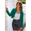 image:imageArachampCloz Womens Fleece Cropped Jacket Faux Fur Outerwear 2026Dark Green