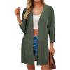 image:imageArachampCloz Womens Lightweight Summer Beach Kimonos CardiganArmy Green