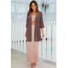 image:imageArachampCloz Womens Lightweight Summer Beach Kimonos CardiganBrown