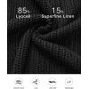 image:imageArachampCloz Womens Linen Summer Fall Lightweight Crochet Tops Beach Cover Up 2025Black