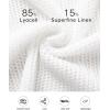 image:imageArachampCloz Womens Linen Summer Fall Lightweight Crochet Tops Beach Cover Up 2025Offwhite