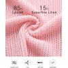 image:imageArachampCloz Womens Linen Summer Fall Lightweight Crochet Tops Beach Cover Up 2025Pink