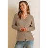 image:imageArachampCloz Womens Wool Blend Business Casual Cardigan Sweaters TopsCamel