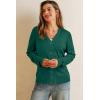 image:imageArachampCloz Womens Wool Blend Business Casual Cardigan Sweaters TopsDark Green