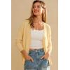 image:imageArachampCloz Womens Wool Blend Business Casual Cardigan Sweaters TopsYellow