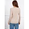 image:imageArachampCloz Womens Wool Blend ButtonCuff Fall Fashion Casual SweatersApricot