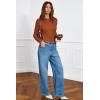 image:imageArachampCloz Womens Wool Blend ButtonCuff Fall Fashion Casual SweatersCaramel
