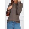 image:imageArachampCloz Womens Wool Blend ButtonCuff Fall Fashion Casual SweatersCoffee