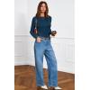 image:imageArachampCloz Womens Wool Blend ButtonCuff Fall Fashion Casual SweatersDark Blue