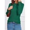 image:imageArachampCloz Womens Wool Blend ButtonCuff Fall Fashion Casual SweatersDark Green