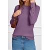 image:imageArachampCloz Womens Wool Blend ButtonCuff Fall Fashion Casual SweatersPurple