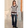 image:imageArachampCloz Womens Wool Blend Fall Printed Cute Trendy Sweater Vests 2025Brown