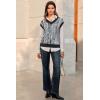 image:imageArachampCloz Womens Wool Blend Fall Printed Cute Trendy Sweater Vests 2025Grey