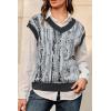 image:imageArachampCloz Womens Wool Blend Fall Printed Cute Trendy Sweater Vests 2025Grey