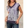 image:imageArachampCloz Womens Wool Blend Fall Printed Cute Trendy Sweater Vests 2025Purple