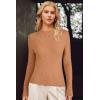 image:imageArachampCloz Womens Wool Blend Fall Seamless Rip Resistant Warm Layered Tops Business Casual SweatersAcamel