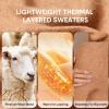 image:imageArachampCloz Womens Wool Blend Fall Seamless Rip Resistant Warm Layered Tops Business Casual SweatersAcamel