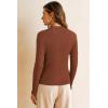 image:imageArachampCloz Womens Wool Blend Fall Seamless Rip Resistant Warm Layered Tops Business Casual SweatersAcaramel