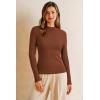 image:imageArachampCloz Womens Wool Blend Fall Seamless Rip Resistant Warm Layered Tops Business Casual SweatersAcaramel