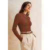 image:imageArachampCloz Womens Wool Blend Fall Seamless Rip Resistant Warm Layered Tops Business Casual SweatersAcaramel