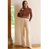 image:imageArachampCloz Womens Wool Blend Fall Seamless Rip Resistant Warm Layered Tops Business Casual SweatersAcaramel