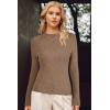 image:imageArachampCloz Womens Wool Blend Fall Seamless Rip Resistant Warm Layered Tops Business Casual SweatersAcoffee