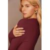 image:imageArachampCloz Womens Wool Blend Fall Seamless Rip Resistant Warm Layered Tops Business Casual SweatersAdark Red