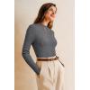 image:imageArachampCloz Womens Wool Blend Fall Seamless Rip Resistant Warm Layered Tops Business Casual SweatersAgray