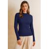 image:imageArachampCloz Womens Wool Blend Fall Seamless Rip Resistant Warm Layered Tops Business Casual SweatersAnavy