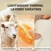 image:imageArachampCloz Womens Wool Blend Fall Seamless Rip Resistant Warm Layered Tops Business Casual SweatersOffwhite