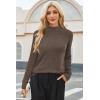 image:imageArachampCloz Womens Wool Blend Fall Sweaters Mock Neck Business Casual OutfitsAcoffee